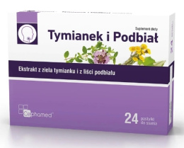 Tymianek i Podbiał, 24 pastylki do ssania