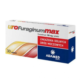 Urofuraginum Max , 100 mg , 30 tabletek