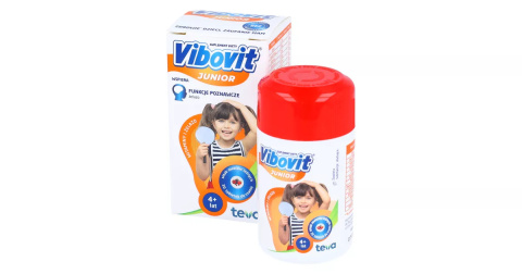 Vibovit Junior , witaminy + żelazo , od 4 lat , 30 tabletek do ssania Vibovit Junior , witaminy + żelazo , od 4 lat , 30 tabletek do ssania