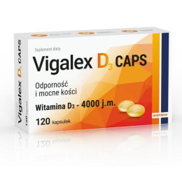 Vigalex D3 Caps 4000 j.m. , 120 kapsułek