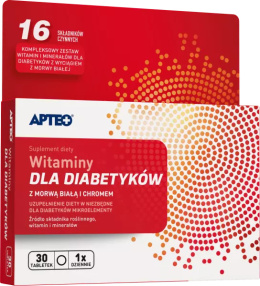 Witaminy dla diabetyków APTEO, 30 tabletek