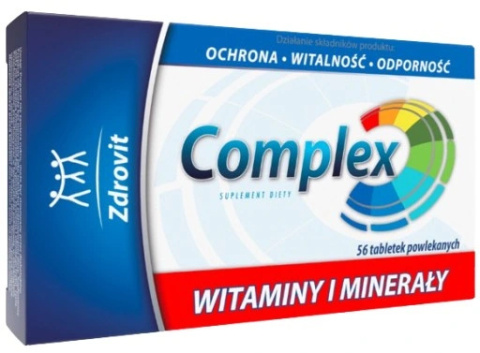 Zdrovit Complex Witaminy i Minerały , 56 tabletek