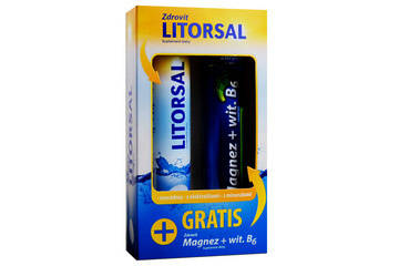 Zdrovit Litorsal elektrolity , 24 tabletki , + Magnez + Witaminą B6 , 24 tabletki