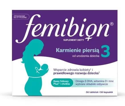 Femibion 3 Karmienie Piersią , 56 tabletek + 56 kapsułek
