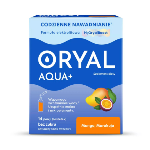 Oryal Aqua , smak mango - marakuja , 14 saszetek